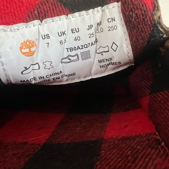 Timberland Men's Stony Ledge Flannel-Lined Moc Slipper in Dark Brown, size 7 - Picture 13 of 13